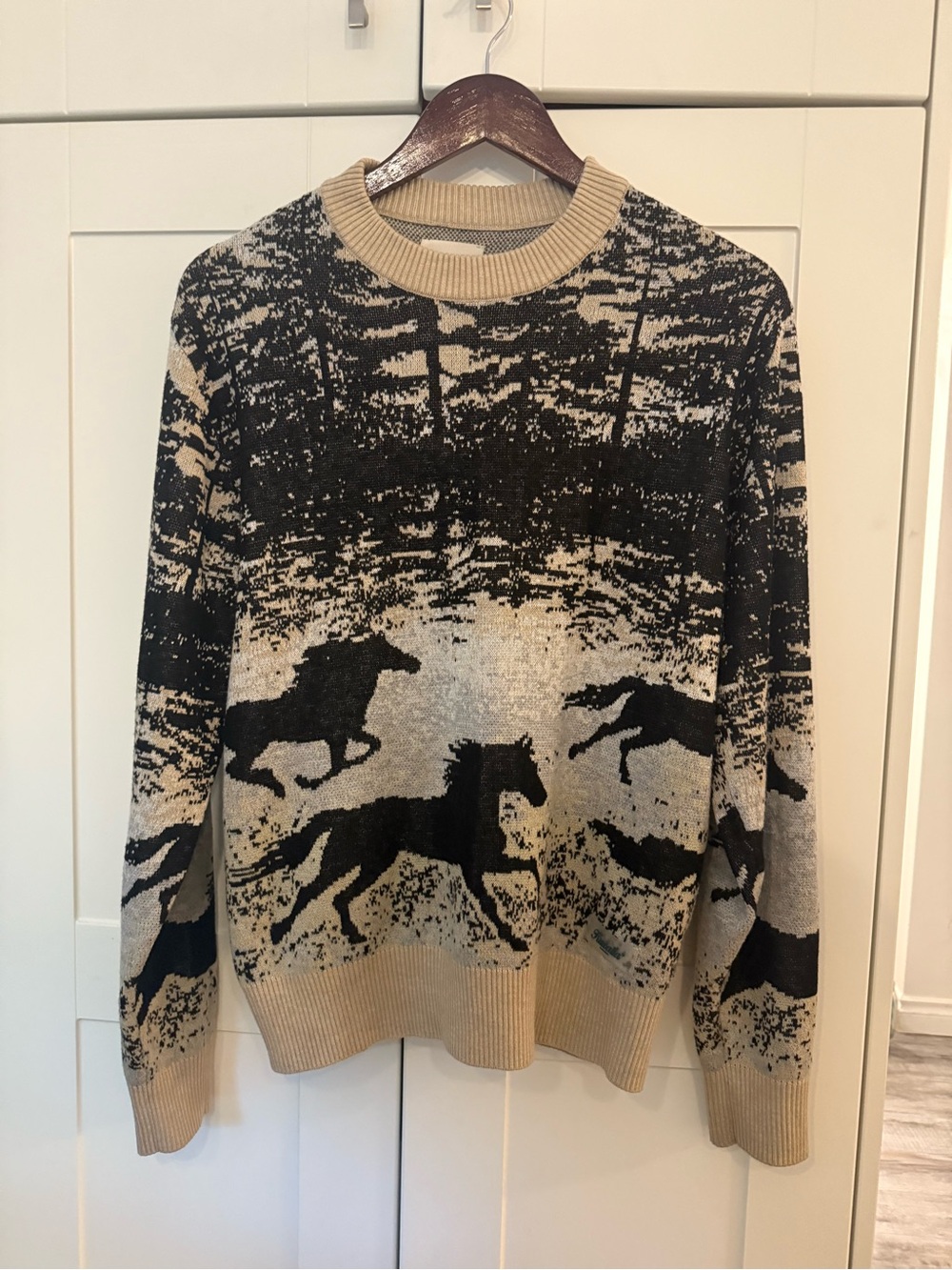 Running Horses Knit Sweater